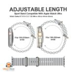 Ocean Band Strap for i Watch 42-mm | 44-mm | 45-mm & Ultra 49-mm - Image 6