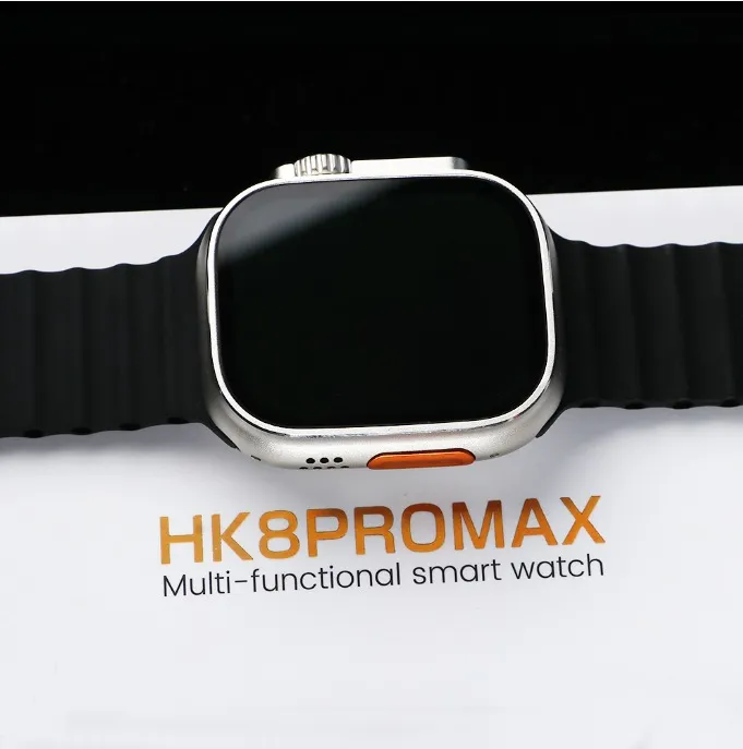 Gold Rectangular Hk8 Pro Max Series 8 Ultra Smartwatch 2.12 Amoled Screen,  Nfc,Compass,, For Daily at Rs 2649/piece in Mumbai