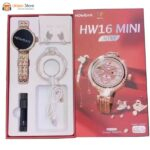 HW16 mini Smart Watch Women Fashion jewellery Set