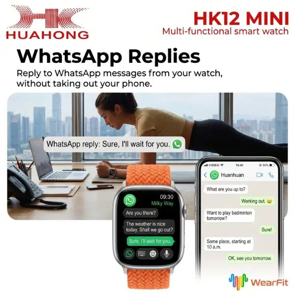HK12 Mini Smartwatch