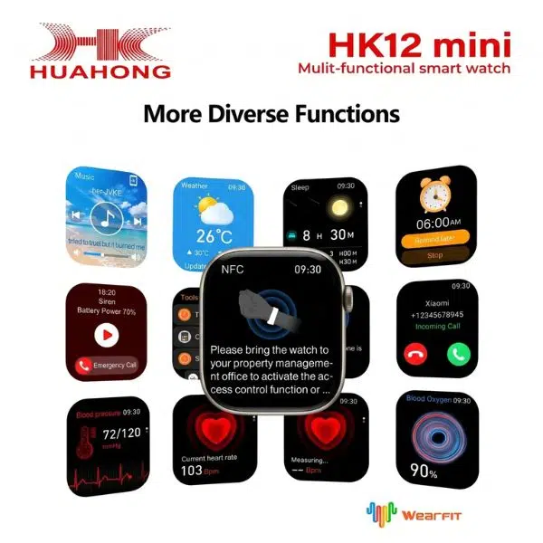 HK12 Mini Smartwatch